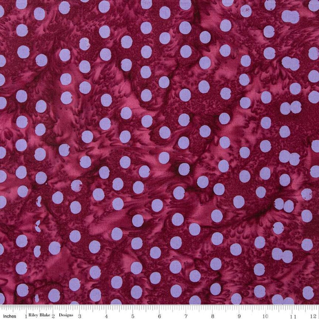 Fabric Riley Blake Berry Persimmon Polka Pop Elemental Batiks by the Quarter Yard BT21400-208